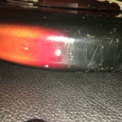 Vintage 1960 Airline Pocket Bass Sunburst image 7