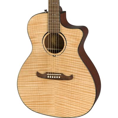 Fender FA-345CE Auditorium Acoustic Electric Guitar -Walnut Fingerboard, Natural image 1