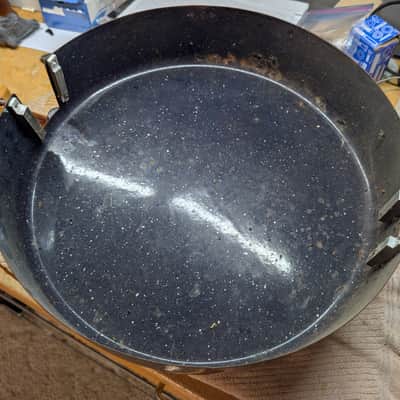 Tenor Pot Frying Pan Tenor Banjo Pre War Depression Era Original Playable Folk Art Vintage Early Century image 14