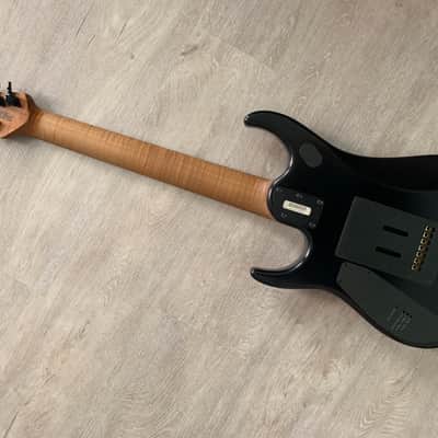 Ernie Ball Music Man Jp13 2016 Dark blue/ black & roasted maple neck image 3