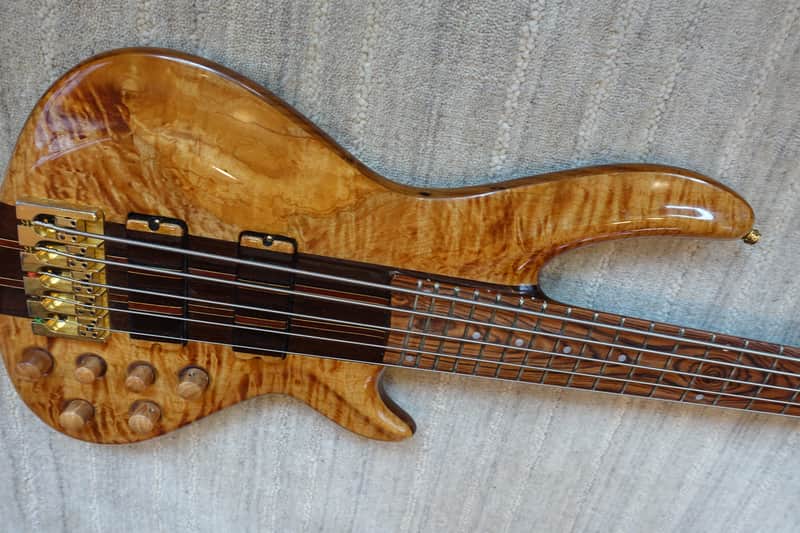 Vadim Custom Deluxe 5 String mid - 90s - Flame Maple image 1