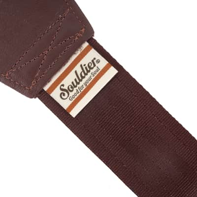 Souldier 2" Guitar Strap - "Medallion" Maroon image 4