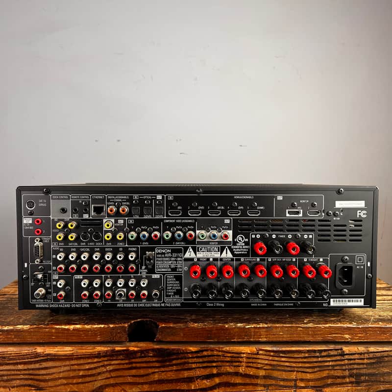 Denon AVR-3311-CI AVR Receiver with HDMI, Phono Preamp and iPhone