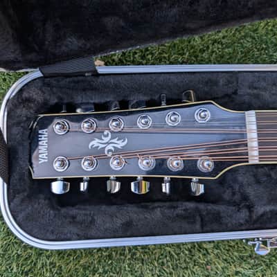 Yamaha APX700II-BL 12-String Thinline Cutaway with Electronics - Black - New $159 Case image 4