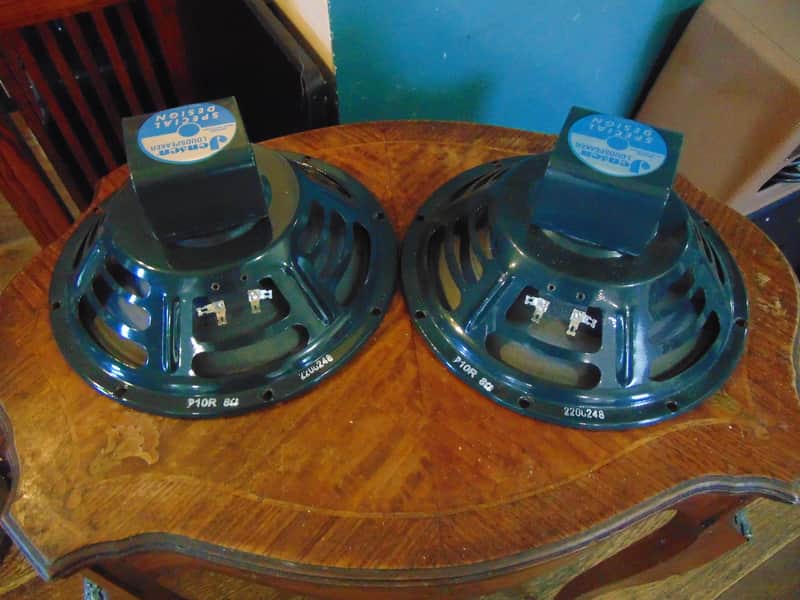 JENSEN P10 R 8 OHM GUITAR SPEAKERS 2002 XLNT COND. image 1