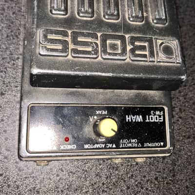Boss FW-3 Foot Wah wah guitar effects pedal image 3