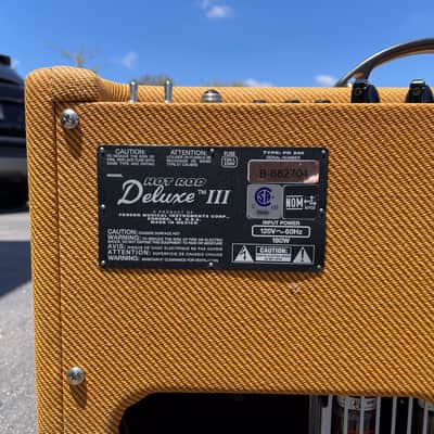2016 Fender Hot Rod Deluxe III Limited Edition Tweed 1x12" 40w Combo Amp image 10