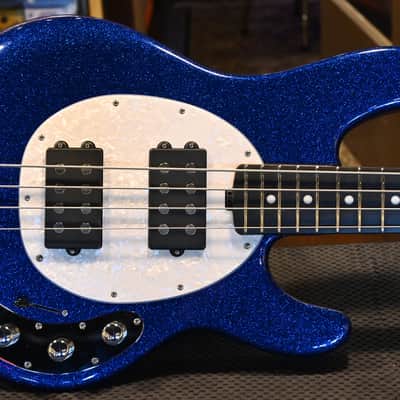 Ernie Ball Music Man Stingray Special HH Tectonic Blue Sparkle #0792 image 1