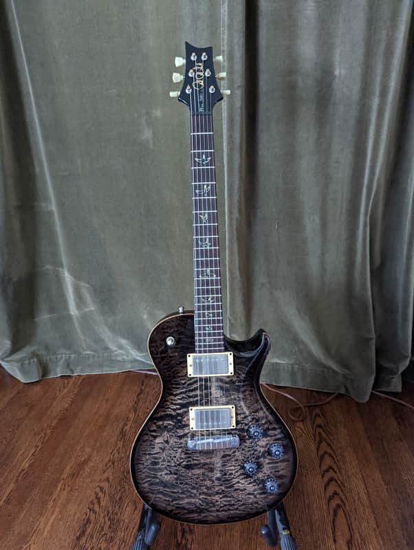 PRS - Paul Reed Smith SC245 57/08 Limited Edition 2008 Charcoal Burst Quilt 10 Top with Birds #39 image 1