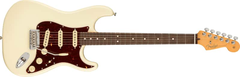 Fender American Professional II Strat, Rosewood Fingerboard, Olympic White image 1