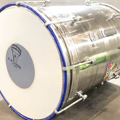 A W & SONS (SEE VIDEO) TWO-SIDED BEER KEG BARREL CONGA -ALUMINUM- FREE SHIP TO C-USA! image 2