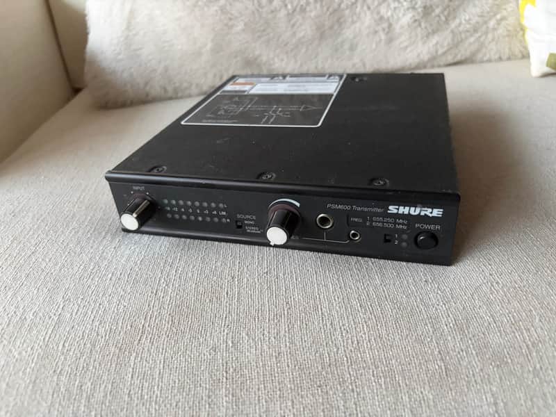 Shure PSM 600 Personal Stereo Monitor System 2000s - Black image 1