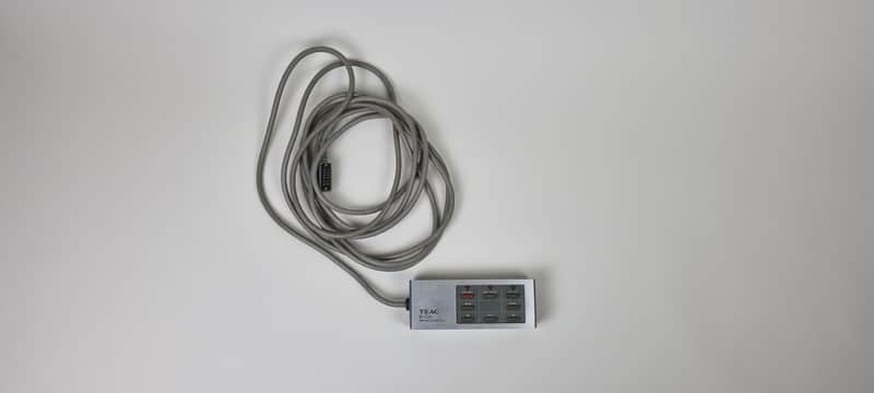 TEAC RC-100 Remote Control Unit For Reel to Reel 1970's - Silver image 1