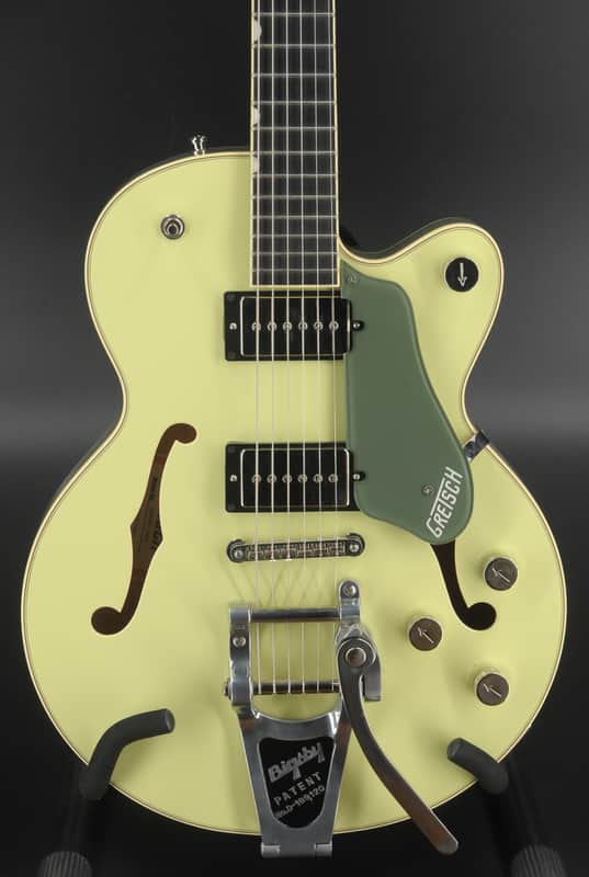 Gretsch 2020 G6659T Players Edition Broadcaster Jr. Two-Tone Smoke Green Made in Japan image 1