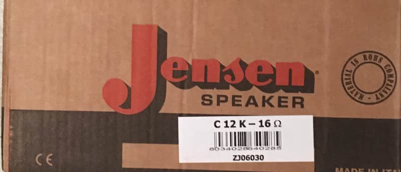 Jensen C12K 100 watt 12" 16 ohm ceramic magnet speaker image 1