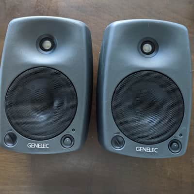 Genelec 8030A 5" Powered Nearfield Studio Monitor (Pair) + Genelec Hanging Wall Mounts image 1