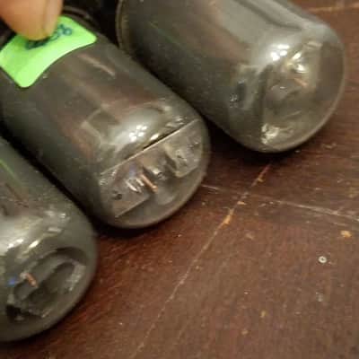 RCA Pair (2) 6V6GT/G Beam Power AT1000 TESTED Vacuum Tube greyglass WWII era 6V6 Audio 1938-1942 image 8