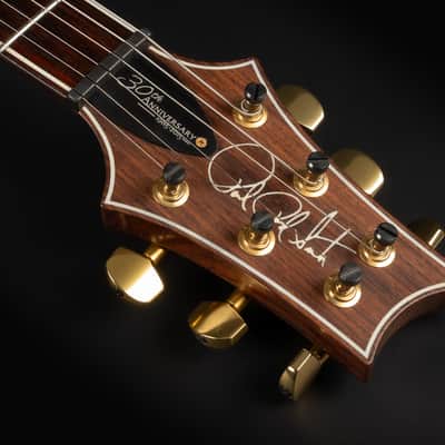 2015 PRS 30th Anniversary Wood Library Custom 24 Flame 10-Top - Black Gold | USA Core Solid Rosewood Neck Gold Hardware Kloppmann HB57 Pickups | CoA OHSC image 9