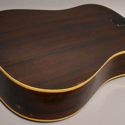 c.1970's Aria 12-String Acoustic Guitar Natural image 13