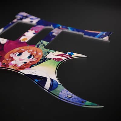 Memories of Dahlia #1 / Ibanez Pickguard / RG350 / JEMJR / Graphic / Stormguitar image 3