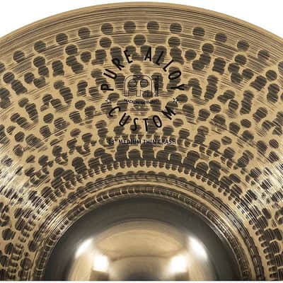 Meinl Pure Alloy Custom PAC18MTC 18" Medium Thin Crash (w/ Video Demo) image 6