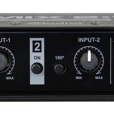 Radial Mix 2:1 Two Channel Passive Summing Mixer image 5