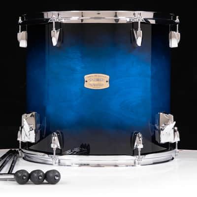 Yamaha Stage Custom 14x13 Floor Tom Deep Blue Sunburst image 1