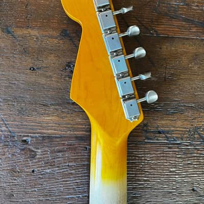 MJT VTS Stratocaster in Coral Red with CS body, Fender Vintage Noiseless Pickups and All Parts neck. Stratocaster 2018 onwards - Custom Relic image 15