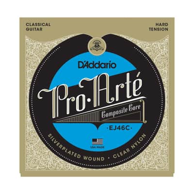 D'Addario EJ46C Pro-Arte Composite Classical Guitar Strings, Hard Tension image 1