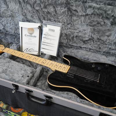 Schecter USA CUSTOM SHOP PT Black/Maple Neck 6-String Electric Guitar w/ Case (2025) image 2