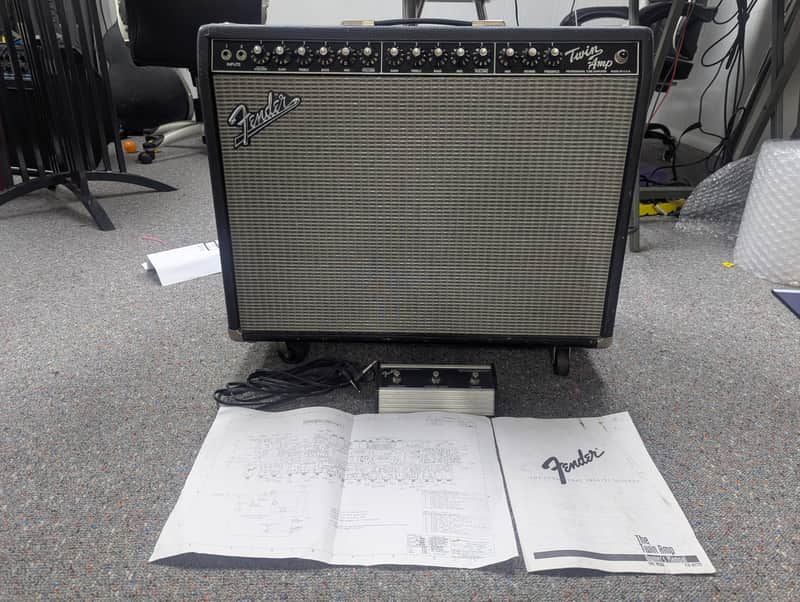 Fender PR266 Fender Twin-Amp / 94 Twin / Evil Twin 1997 - Black image 1