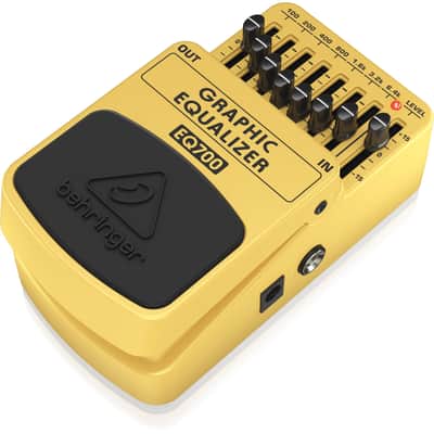 Behringer EQ700 7-Band Graphic Equalizer Pedal for Guitar image 3