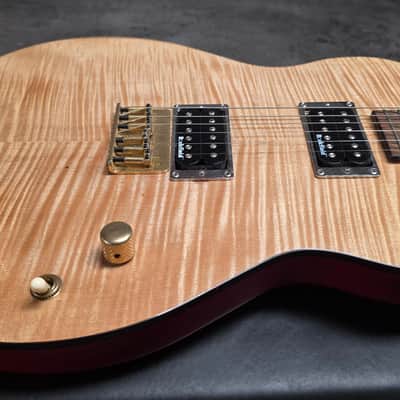 ESP Custom Shop Climax 1 of 100 Ever Made! AAA Flame 10 Top Singlecut Electric Guitar HH Piezo Special Limited Edition image 4