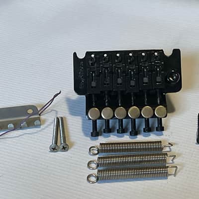 1985 Era Original Floyd Rose Made in Germany Black Tremolo Bridge Vibrato image 1