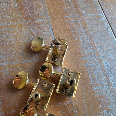 Fender Tuning Pegs & Bushings For Telecaster Stratocaster Vintage Style Gold PW Stamped image 12