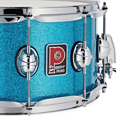 Premier Genista Classic 14" x 7" Birch Aqua Sparkle Snare Drum PGB1407SAQX image 3