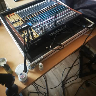 TASCAM Model 24 Multitrack Recorder / Mixer / USB Interface 2018 - Present - Black with Wood Cheeks image 3