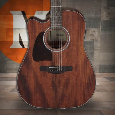 Ibanez AW54LCE Handed Electric Guitar Acoustic Left - Open Pore Natural (AW54LCEOPN) image 1