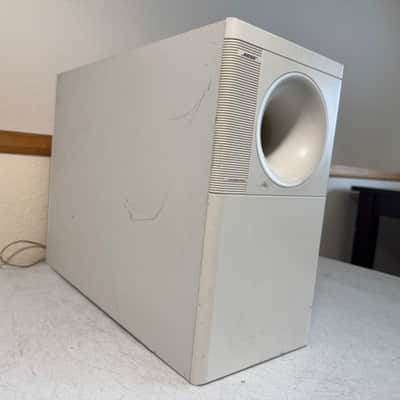 Bose Acoustimass 7 Subwoofer Base Unit White Bass Home Theater Vintage Audio image 1