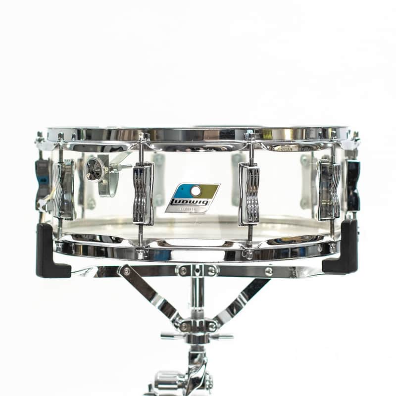 1970s Ludwig Vistalite 5x14" 10-Lug Snare Drum with Single-Color Finish image 3