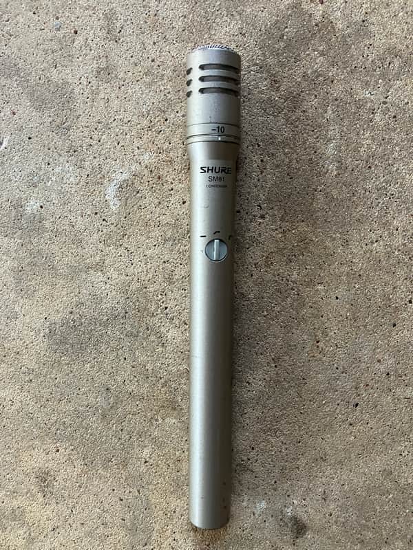 Shure SM81 Small Diaphragm Cardioid Condenser Microphone 1984 - Present - Silver image 1