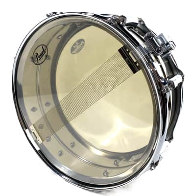 Used Pearl Sensitone Custom Alloy Metal Snare Drum 14X5.5 image 7