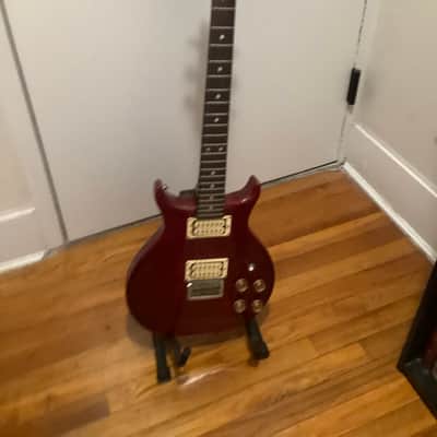 Washburn 1980 Burgundy Raven MIJ Electric Guitar image 2