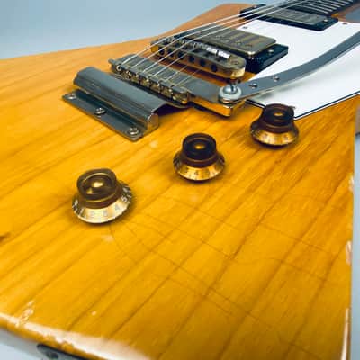 Gibson Allen Collins Explorer -Crazy Rare-Give me back my bullets  2003 Korina image 4