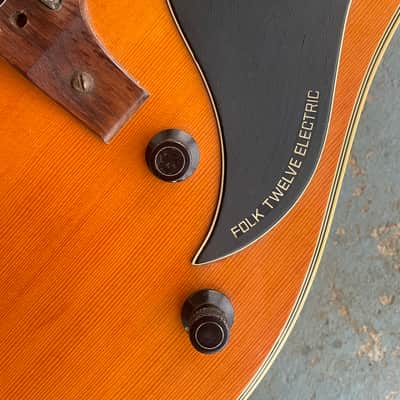 Vox V240 Twelve String Folk Electro Acoustic 1965 - Natural image 2