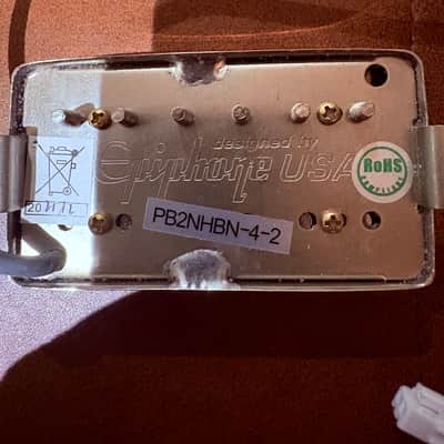 2025 Epiphone ProBucker 2 & 3 Humbucker Pickup Set – Nickel – 4-Conductor – Mint Takeoffs image 3