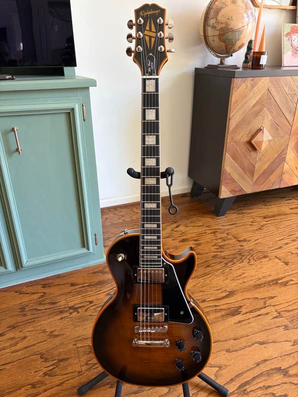 Epiphone Les Paul Custom Widow 2024 - Orange Burst image 1