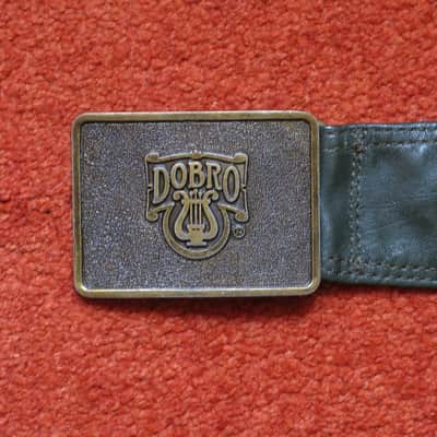 DOBRO belt buckle with custom belt - 1980s - *A very special gift* image 5