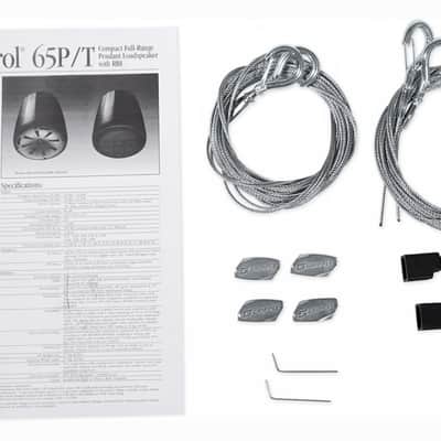 2) JBL Control 65P/T-WH White 5.25" 70v Commercial Pendant Speakers 4 Restaurant image 6