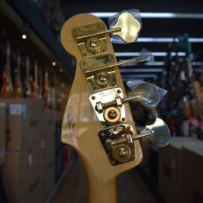 Fender Custom Shop American Custom Jazz Bass NOS White Blonde w/Hard Case image 8